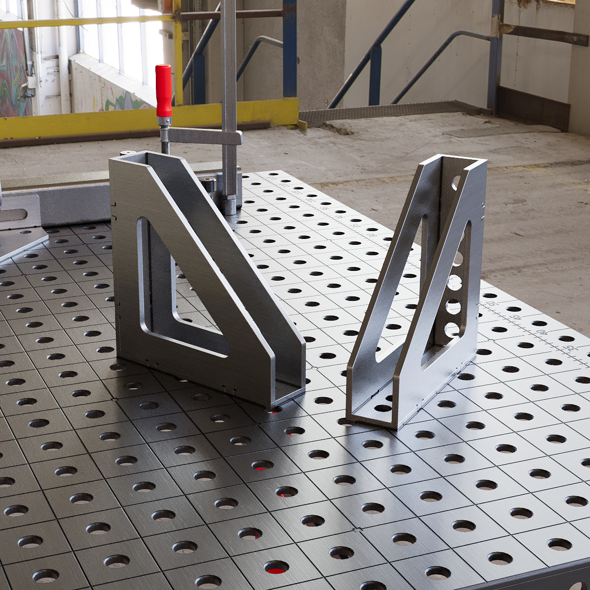 Morsetto Quadrato 200x200x50 6 mm