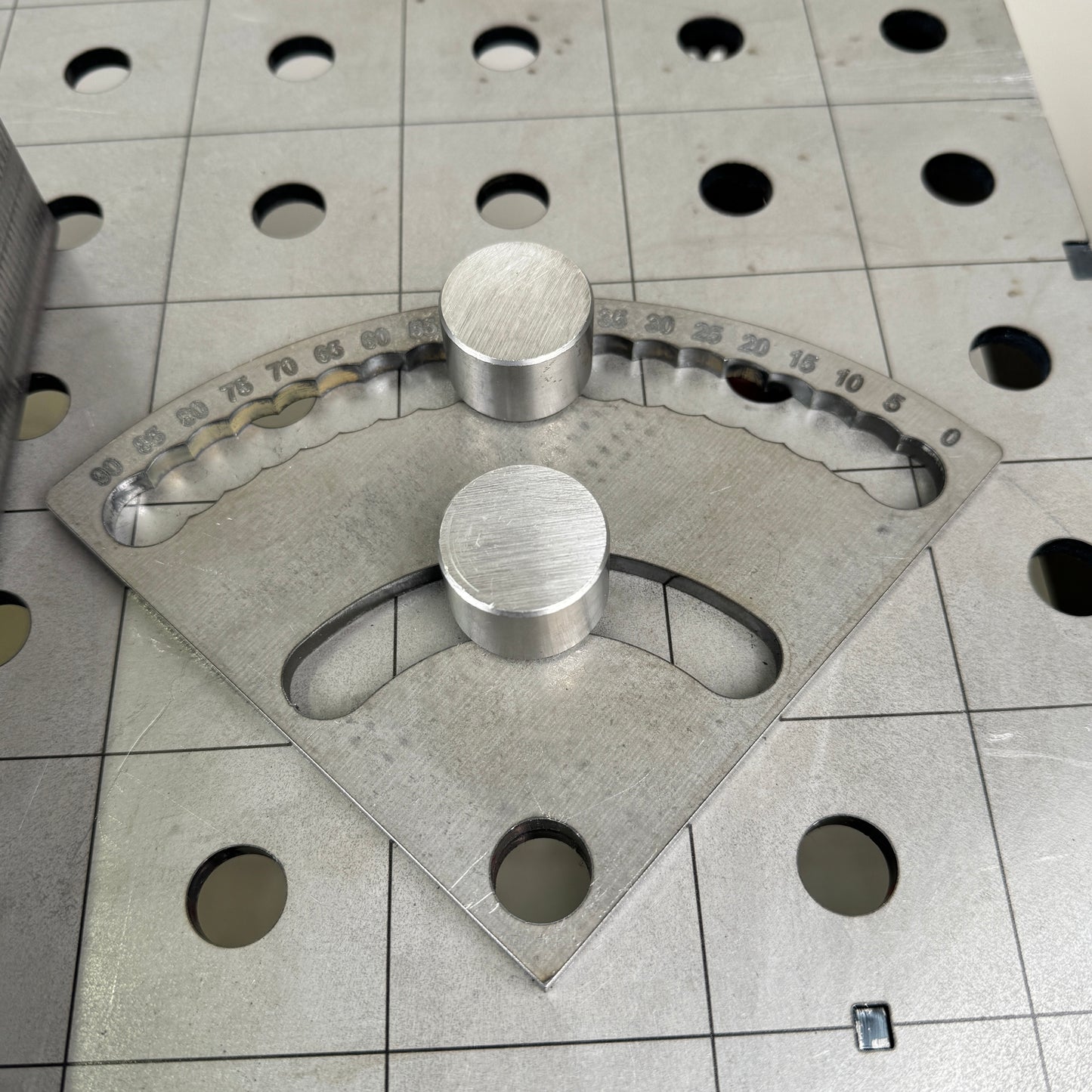 Las tafel stop pin