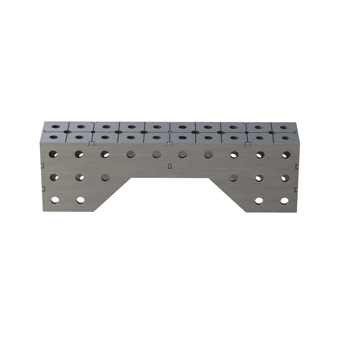 Støtteblok 500x100x150 6 mm