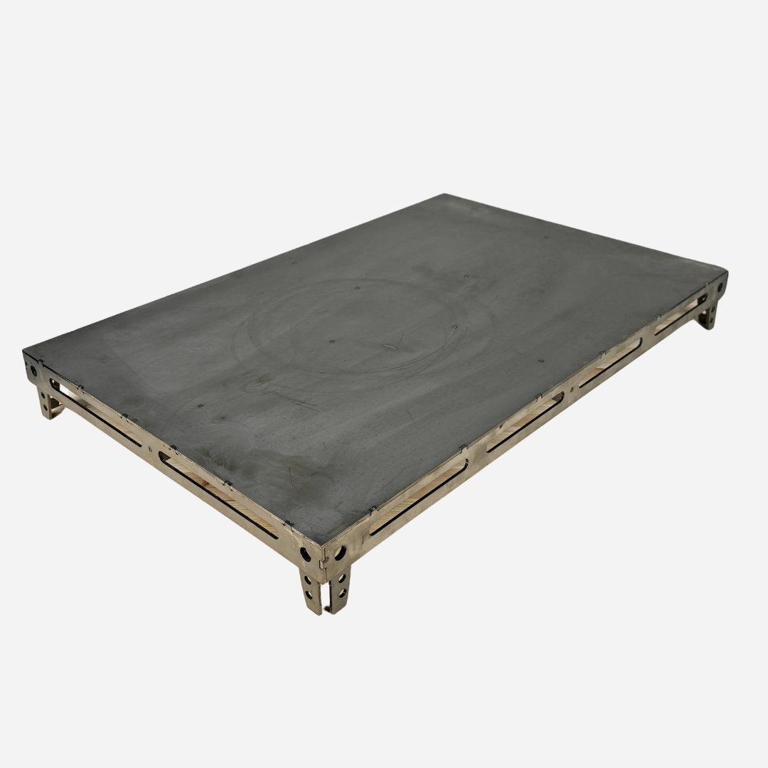 Welding Table Top 900x600 4mm with Corner Brackets