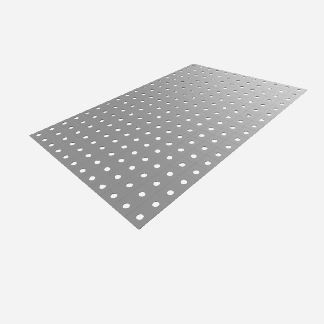 Geperforeerde roestvrijstalen plaat 900x600 1mm voor las tafel