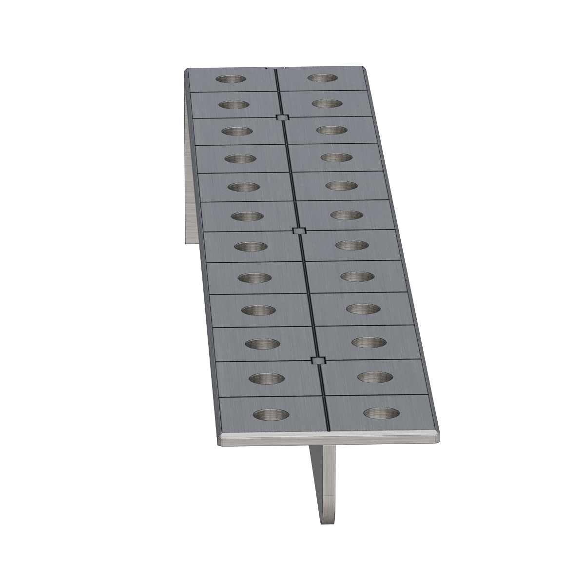 Svejsbordforlængelse 600x100x100 6 mm