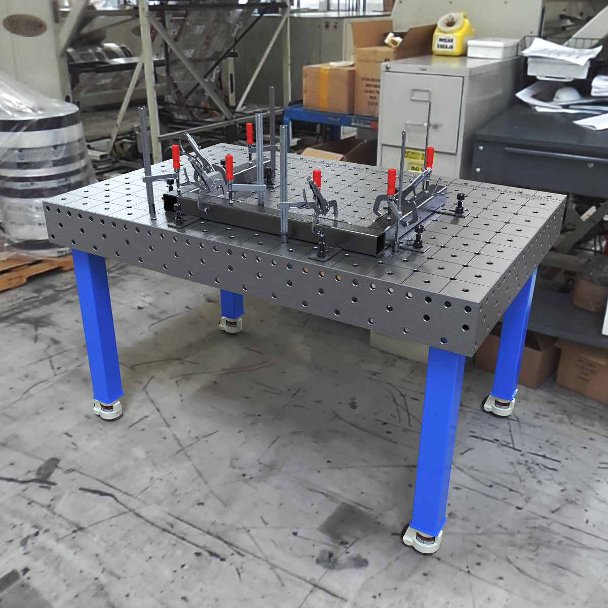 Welding Table PRO 10 1500x1000 Chess Mobile