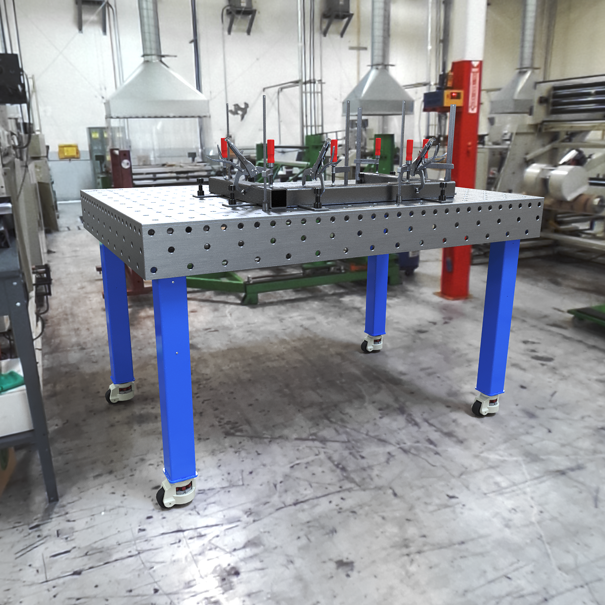 Welding Table PRO 10 1500x1000 Chess Mobile