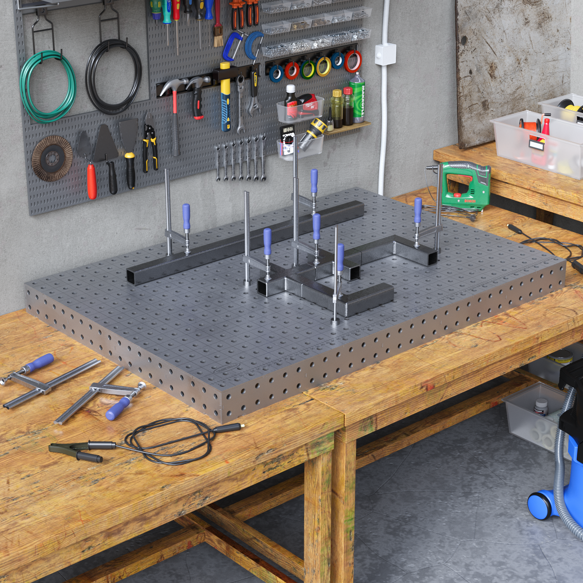Welding Table Top PRO6 1450x1000 6mm