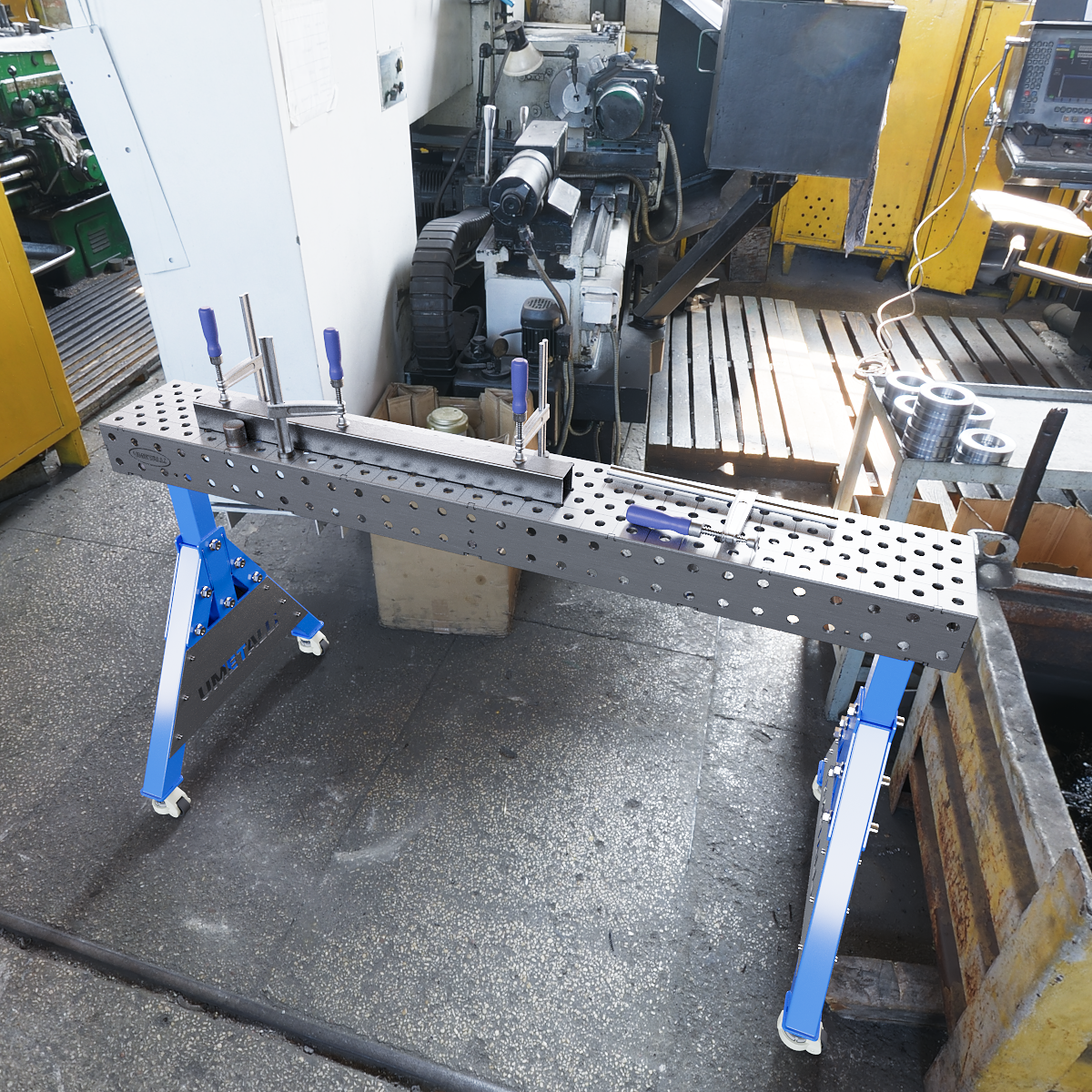 Welding Support 1450x200x100 on wheels