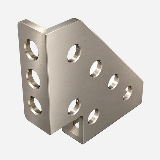 Équerre de serrage droite 250x250x60 Ø28 10 mm