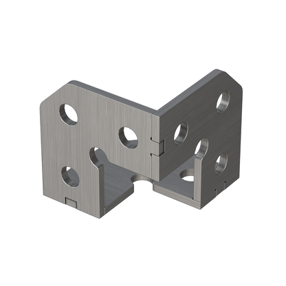 Clamping Square Corner 100x100x100 4 mm