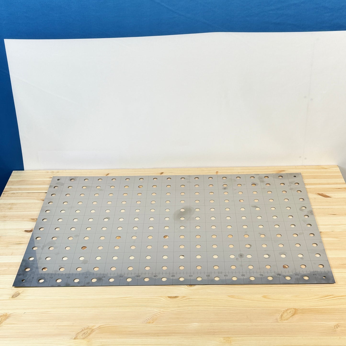 Umetalli verkkokauppa Perforated Stainless Steel Plate for Workbench Top 900x600 Umetalli Steel Plate Workbenches