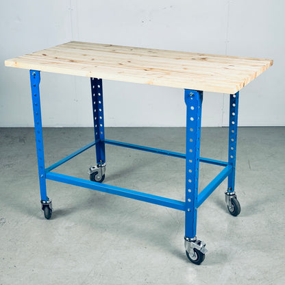 Werkbankframe met zwenkwielen 4W 