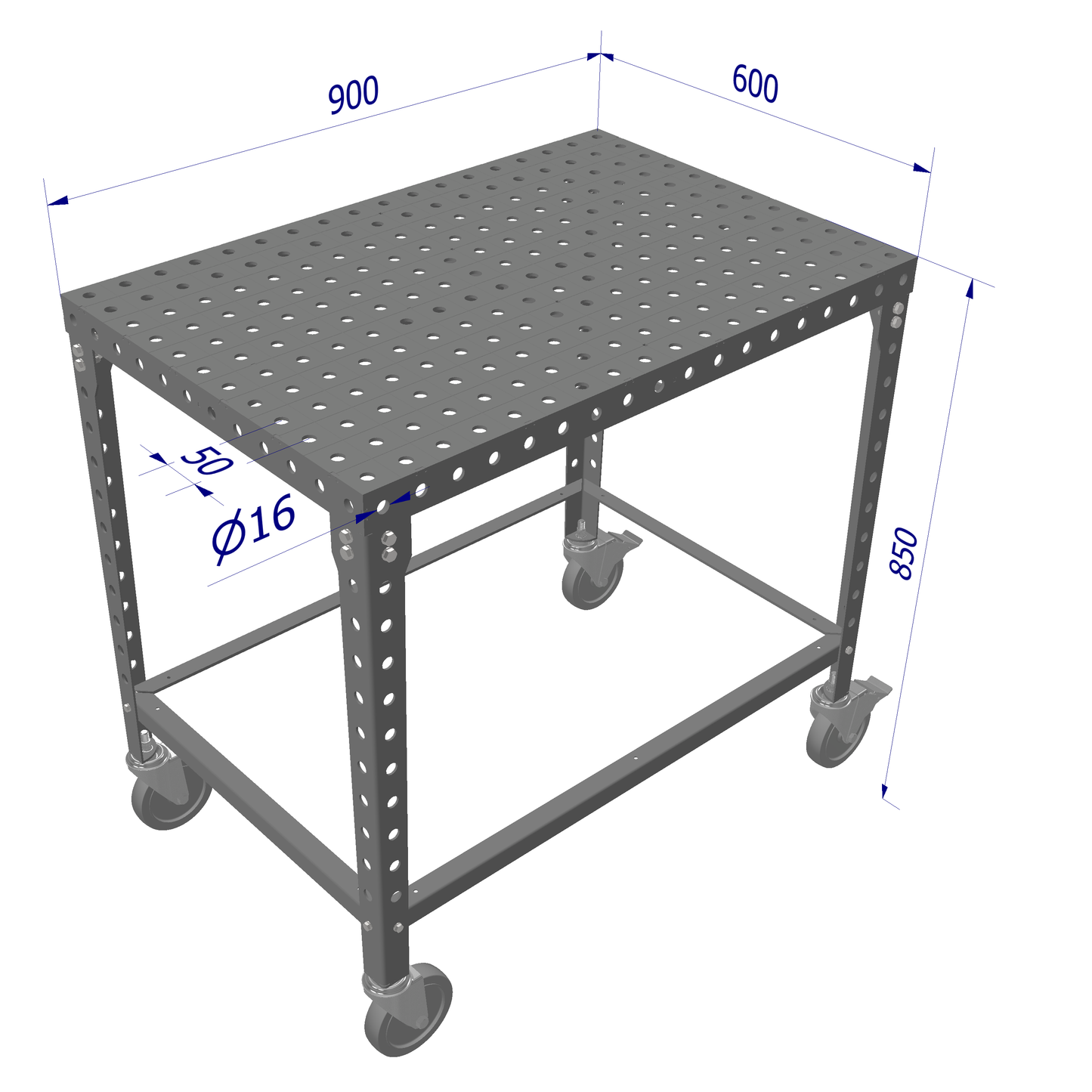 Workbench Umetalli HobbyPlat 3D Mobile